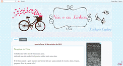 Desktop Screenshot of noseaslinhas.com.br